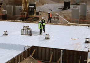 pre applied waterproofing membranes.